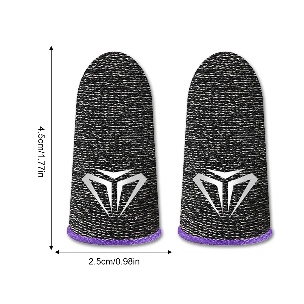 10Pcs Mobile Game Fingertip Gloves for PUBG Gamer Sweatproof Anti-Slip Touch Screen