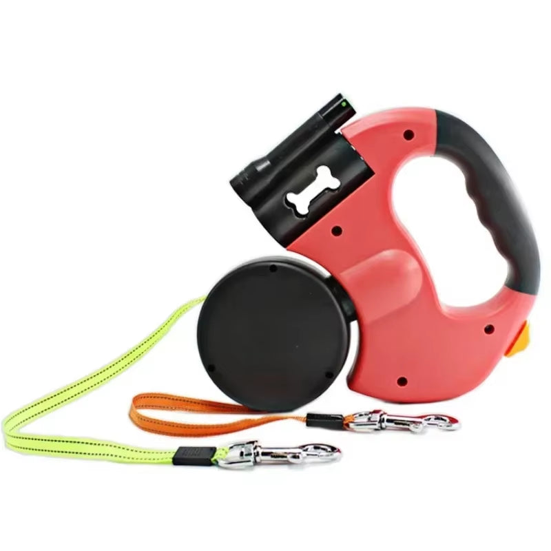 LED Retractable Traction Rope with Two-Headed and Plastic Bag Box Clamp