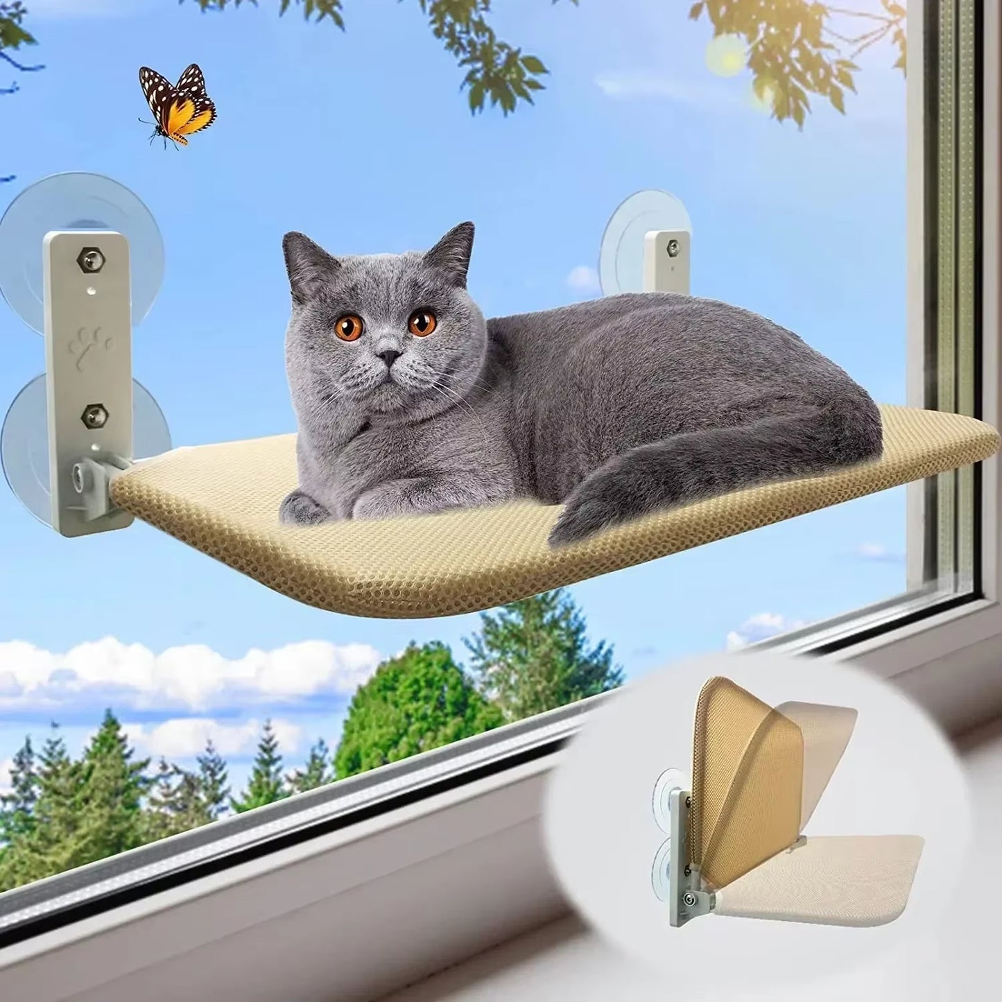 Cat Hammock Windowsil Breathable cloth
