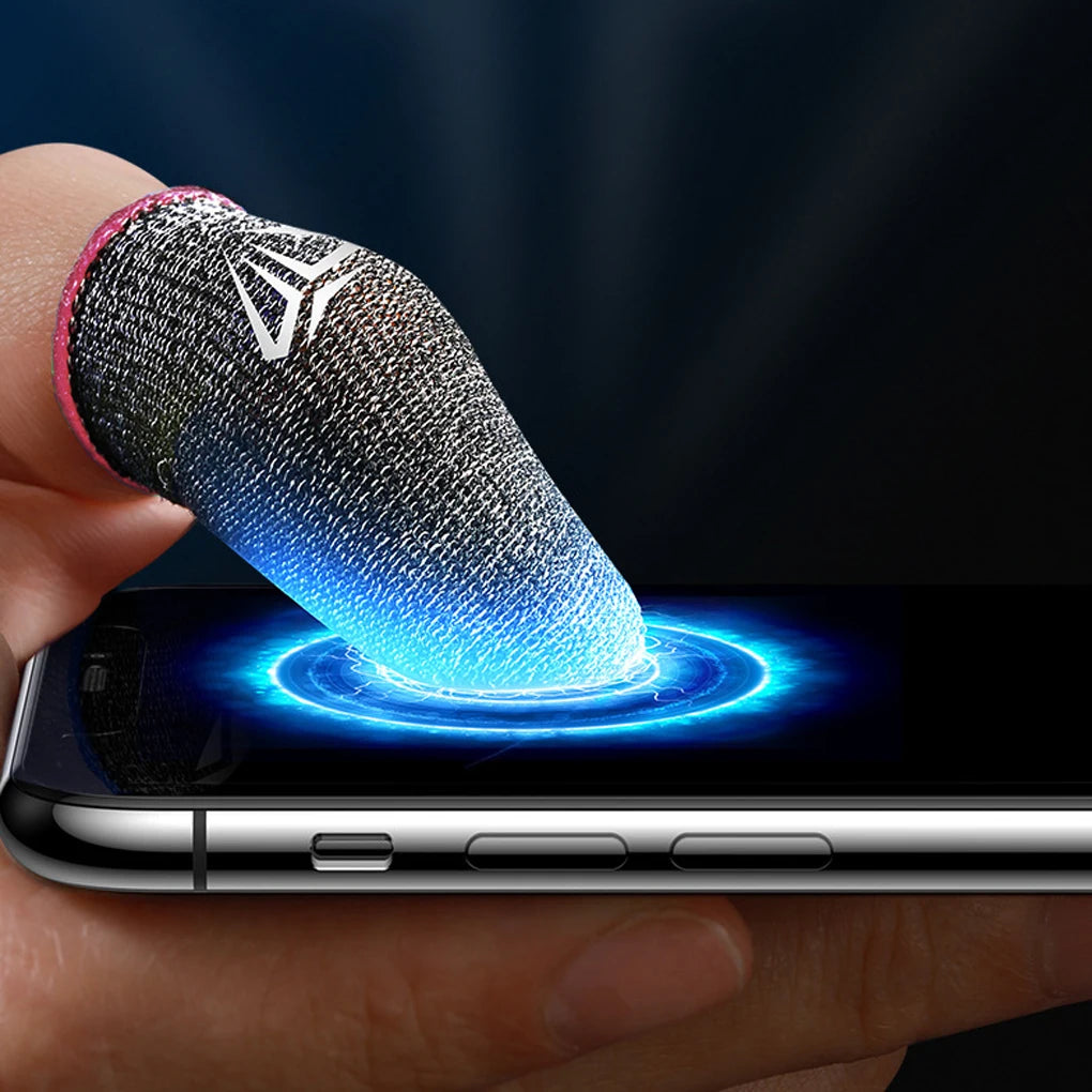 10Pcs Mobile Game Fingertip Gloves for PUBG Gamer Sweatproof Anti-Slip Touch Screen