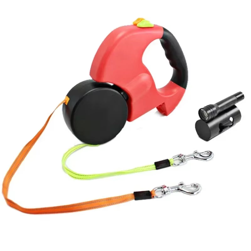 LED Retractable Traction Rope with Two-Headed and Plastic Bag Box Clamp