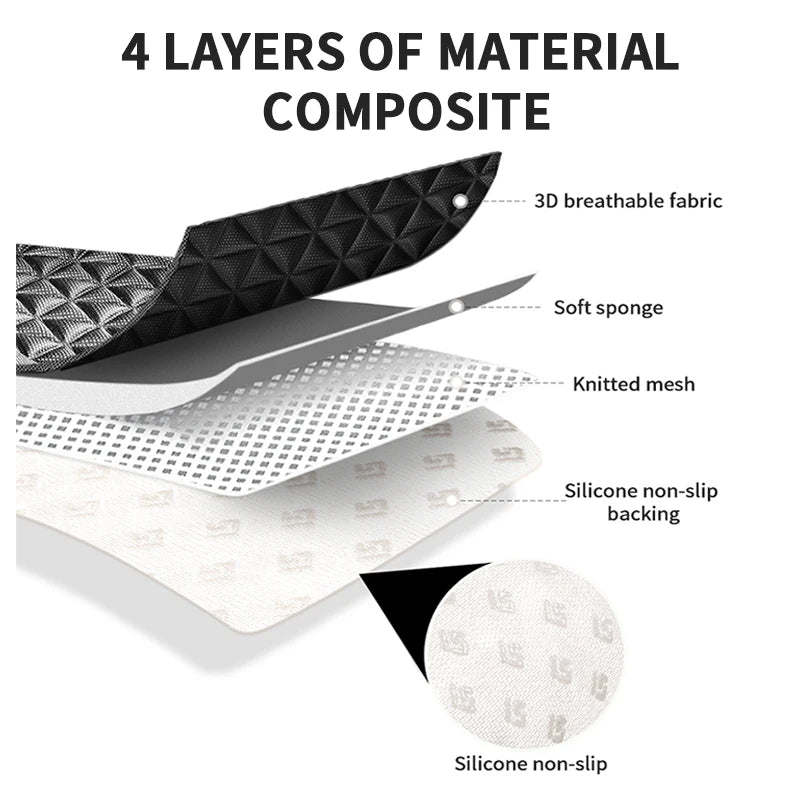 3D Breathable Car Seat Cover Summer Car Seat Cushion Convex Design for Heat Dissipation Sweatproof