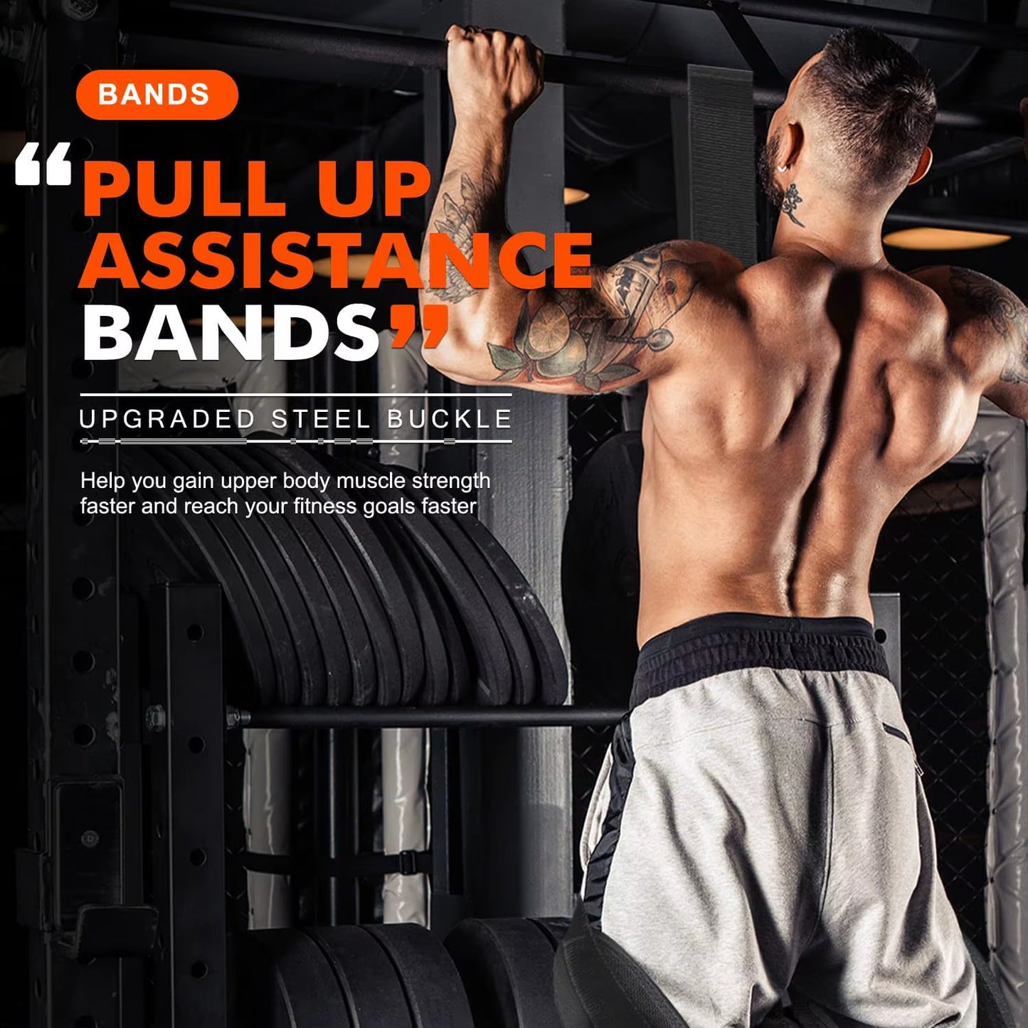 Power Trainer Pull-up Elastic Rope Set