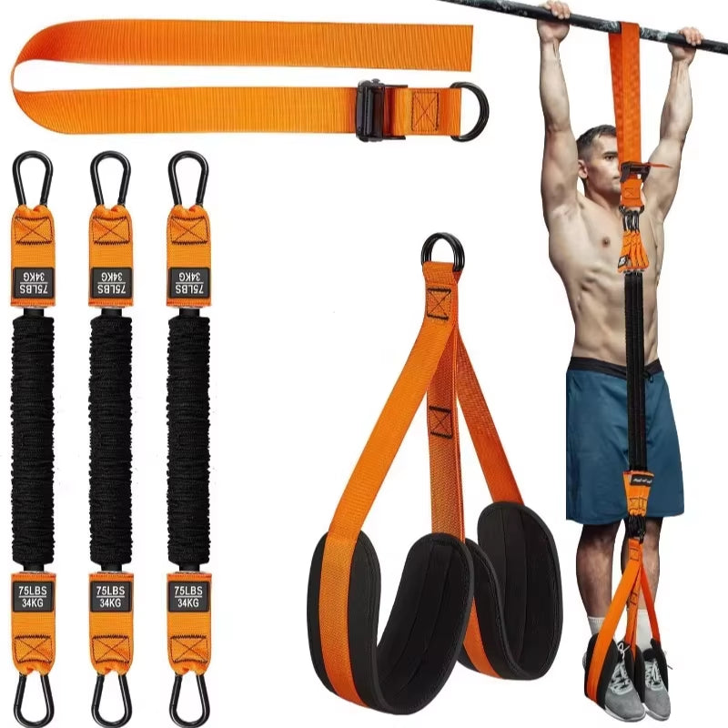 Power Trainer Pull-up Elastic Rope Set