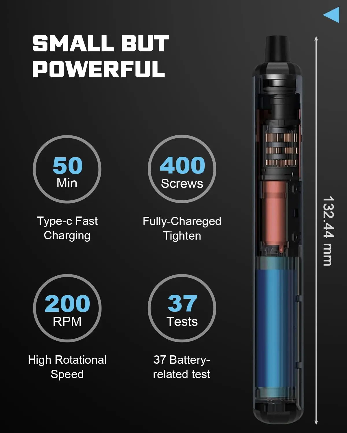 68 in 1 Electric Magnetic Screwdriver Set 5 Torque Setting