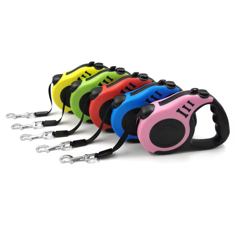 3 Meters / 5 Meters Retractable Dog Leash (Sm | Med | L)