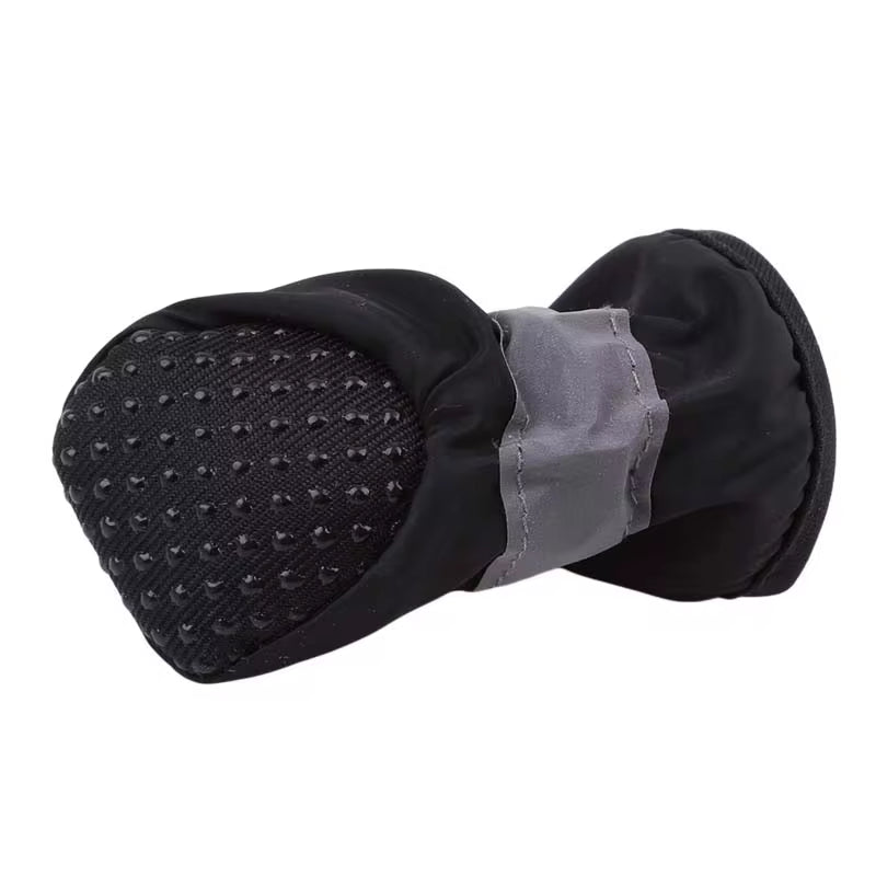 New 4Pcs Waterproof Pet Dog Shoes Anti-Slip Rain Snow Boot Thick Warm for Small Cats Dogs Puppy Dog