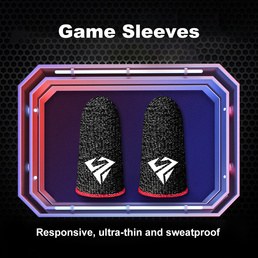 10Pcs Mobile Game Fingertip Gloves for PUBG Gamer Sweatproof Anti-Slip Touch Screen