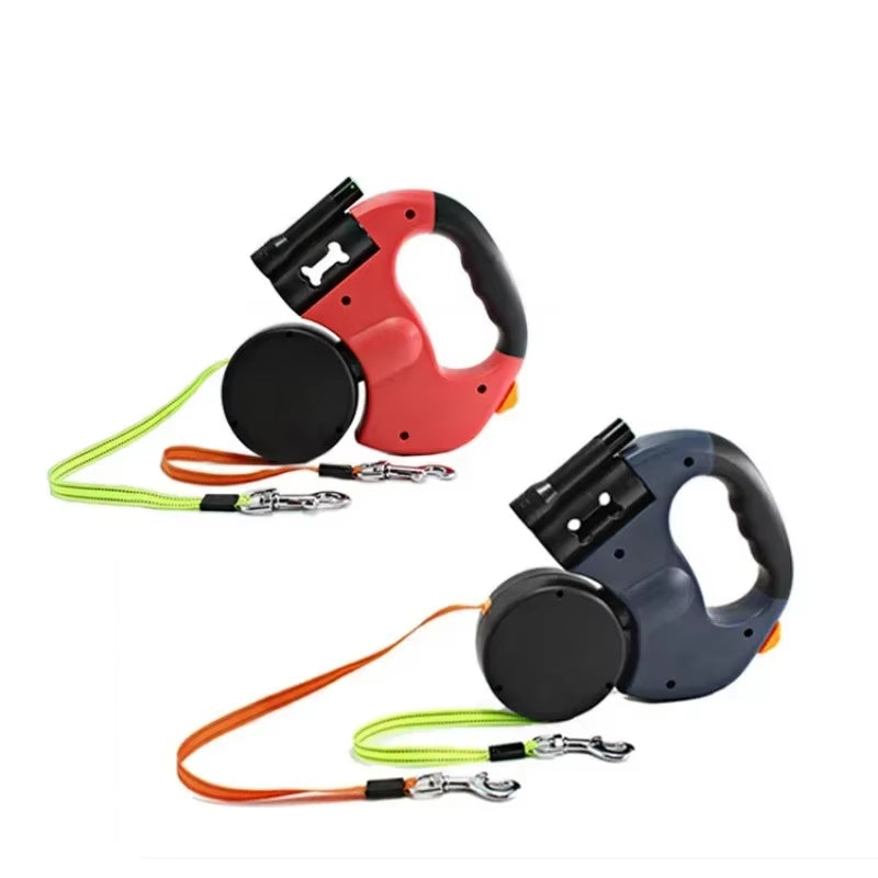 LED Retractable Traction Rope with Two-Headed and Plastic Bag Box Clamp