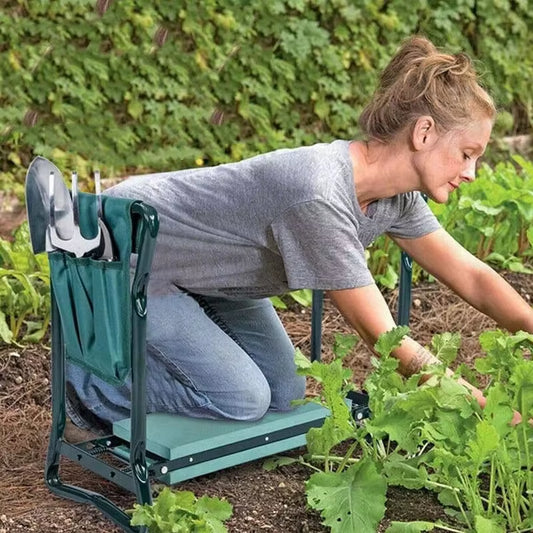Heavy Duty Foldable Upgraded Garden Padded Kneeling Stool