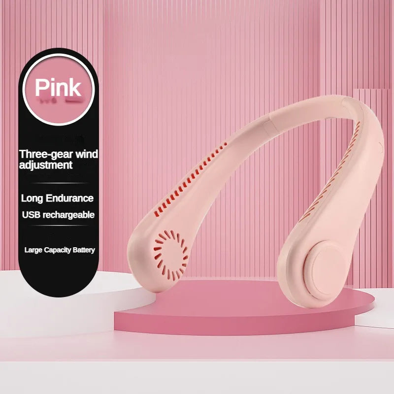 3 Speed Portable Mini Neck Fan